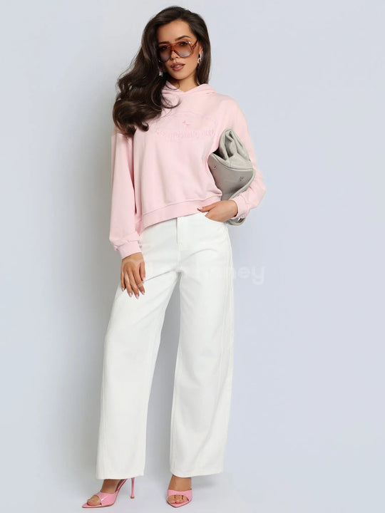 Bluza z Bawełną Różowa MILKY ohhoney