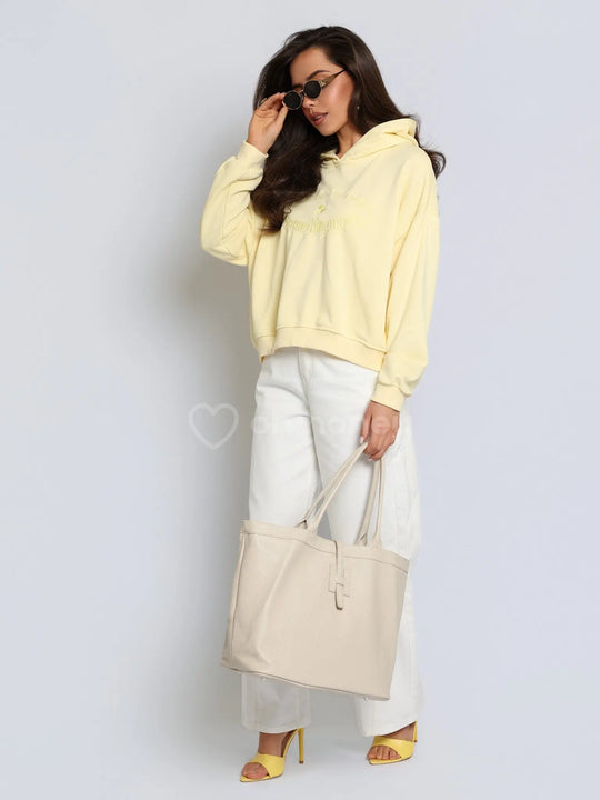 Bluza z Bawełną Żółta MILKY ohhoney