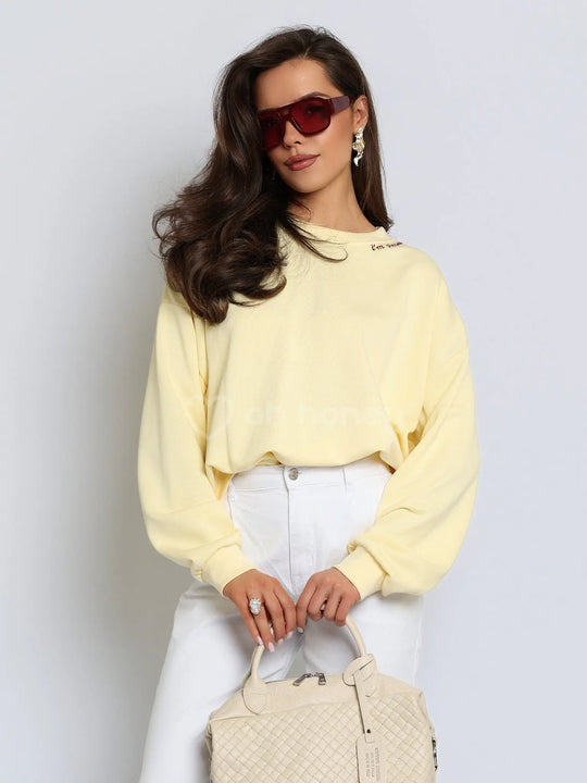 Bluza z Bawełną Żółta DEEPLY ohhoney