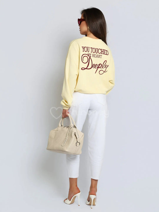 Bluza z Bawełną Żółta DEEPLY ohhoney