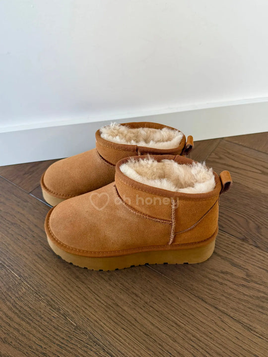 Buty Emu Skóra Naturalna Karmelowe SNOW ohhoney