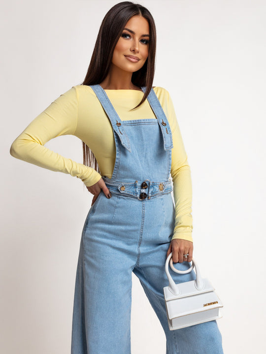 Ogrodniczki Jeansowe Niebieskie HONEY