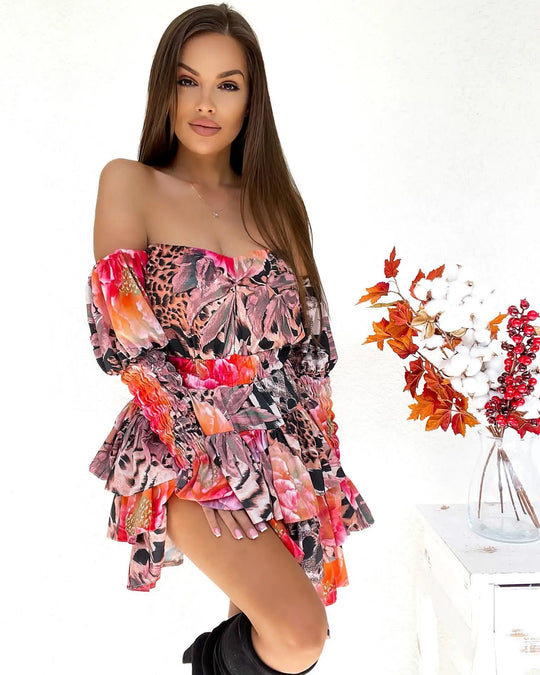 Sukienka MALAGA ORANGE