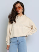 Bluza z Bawełną Beżowa MILKY