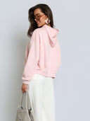 Bluza z Bawełną Różowa MILKY