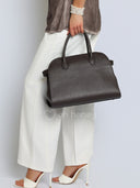 Torebka Shopper Skóra Naturalna Duża Czekoladowa EMMA