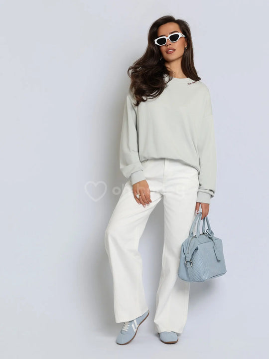 Bluza z Bawełną Szary Gołębi DEEPLY ohhoney