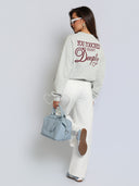 Torebka na Ramię Skóra Naturalna Błękitna CAMILA