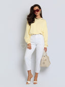 Bluza z Bawełną Żółta DEEPLY