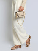 Torebka Skóra Naturalna Beżowa Mini MIVA