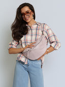 Nerka Skóra Naturalna Liliowa TOLA