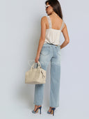 Spodnie Jeansowe Jasny Niebieski FLOWER DENIM