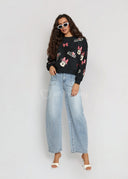 Bluza Bawełniana Czarna DISNEY MINNIE STYLE