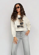 Bluza Bawełniana Beżowa DISNEY MICKEY VINTAGE