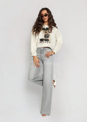 Bluza Bawełniana Beżowa DISNEY MICKEY VINTAGE