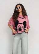 T-shirt Bawełniany Różowy DISNEY MICKEY CLASSIC