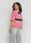 T-shirt Bawełniany Różowy DISNEY MICKEY CLASSIC