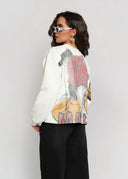Bluza Bawełniana Jasnoszara DISNEY MICKEY CHIC