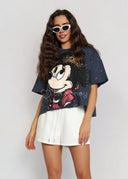 T-shirt Bawełniany Granatowy DISNEY MICKEY ROYAL