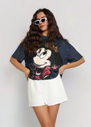 T-shirt Bawełniany Granatowy DISNEY MICKEY ROYAL