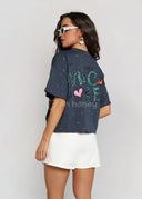 T-shirt Bawełniany Granatowy DISNEY MICKEY ROYAL
