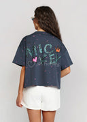 T-shirt Bawełniany Granatowy DISNEY MICKEY ROYAL