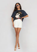 T-shirt Bawełniany Granatowy DISNEY MICKEY ROYAL