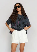 T-shirt Bawełniany Grafitowy DISNEY MICKEY SHADOW