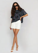 T-shirt Bawełniany Grafitowy DISNEY MICKEY SHADOW