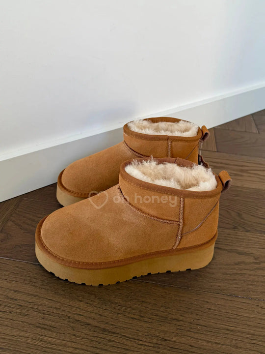 Buty Emu Skóra Naturalna Karmelowe SNOW ohhoney