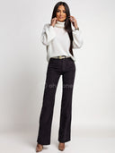 Sweter Golf 30% Baby Alpaka Ecru SOFE