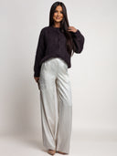 Sweter Kardigan 55% Moher Czekoladowy BLERE