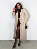 Płaszcz Długi Beżowy LUMINA