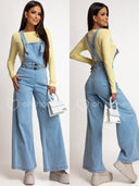 Ogrodniczki Jeansowe Niebieskie HONEY