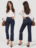 Spodnie Jeansowe Mom Fit Granatowe JENNA