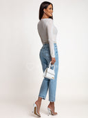 Spodnie Jeansowe Mom Fit Niebieskie MONTANA
