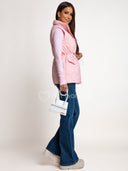 Kamizelka Pikowana z Regulacją w Talii Różowa COCO
