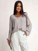 Sweter z Baby Alpaką Fango LATTE