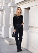 Black MIRANDA Viscose Sweater