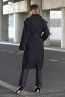 Trench coat with belt Black LANA