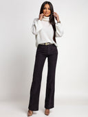 Sweter Golf 30% Baby Alpaka Ecru SOFE