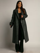 Wool-lined coat, Gray PREMIUM