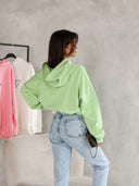 Bluza z kapturem Zielona PARIS 