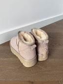 Buty Emu Skóra Naturalna Beżowe SNOW