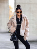 Kurtka baranek Beżowa LAURINE