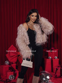 Kurtka Futrzana Beżowa LUXURY LAM 