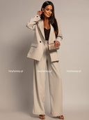 Marynarka Elegancka Dwurzędowa Beżowa ASTORIA