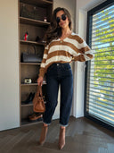 Spodnie Jeansowe Mom Fit Granatowe INES