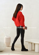 Sweter z wełną Czerwony LAYERS