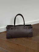 Torebka Skóra Naturalna Czekoladowa LAURA